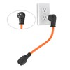 1FT 12AWG Right-Angle 15 Amp to 20 Amp Plug Adapter