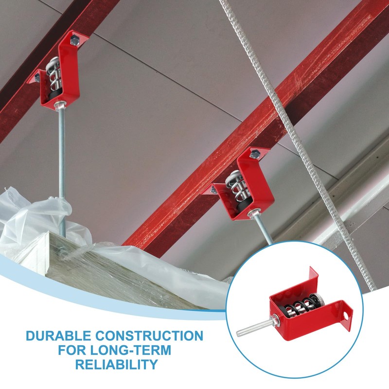 PATIKIL Ceiling Spring Vibration Isolator Hangers, 8 Pack 110lbs Mechanical