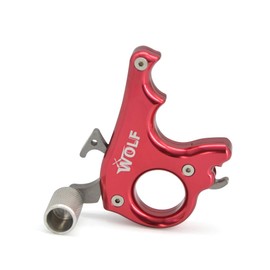 ZSHJGJR - Ayuda para disparar arco con 3 dedos para arco compuesto de liberación de pulgar y gatillo de arco compuesto (rojo)