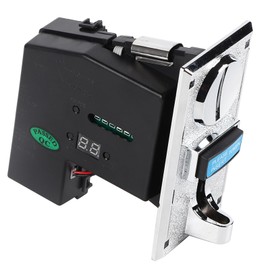 BORDSTRACT Multi Coin Acceptor Selector Slot,DC 12V for Arcade Game Mechanism Vending Machine High Accuracy 6 Kinds of Coins