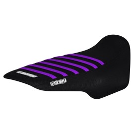 Honda 2022-2024 Honda Grom MSX125 / MSX 125 SEAT COVER ALL BLACK / PURPLE RIBS #331