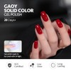 GAOY- Kit de esmaltes de uñas en gel, 3 colores,