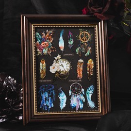 Alideco Flake Stickers, 240 Stickers, Collage, Paper Material, Cute, Stylish, Flower, Lace, Butterfly, Letters, PET Plastic, Clear, Water Resistant, Material for Sticker Books, Memo Pads, Notebooks