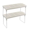 moorg Space Saving Kitchen Shelves, Set of 2 Shelves Organizer