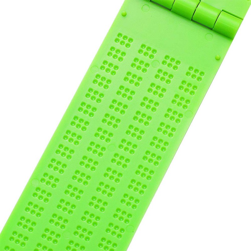Braille Writing Slate and Stylus, 4 Lines 28 Cells