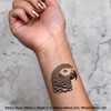 4 x 'African Grey Parrot' Temporary Tattoos - Water Resistant,