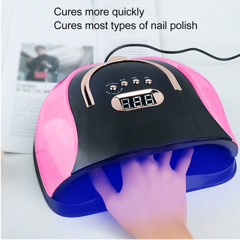 UV Gel Nail Lamp 256W 57pcs Lamp Chips 4 Timers