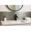 Vogue T Brushed Stainless Steel Brick Mosaic Tile 2x4 Subway
