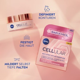NIVEA Cellular Expert Lift Multi-Effect Anti-Age Day Cream, Moisturising Day Cream for Younger-Looking Skin, Moisturising Cream with SPF 30