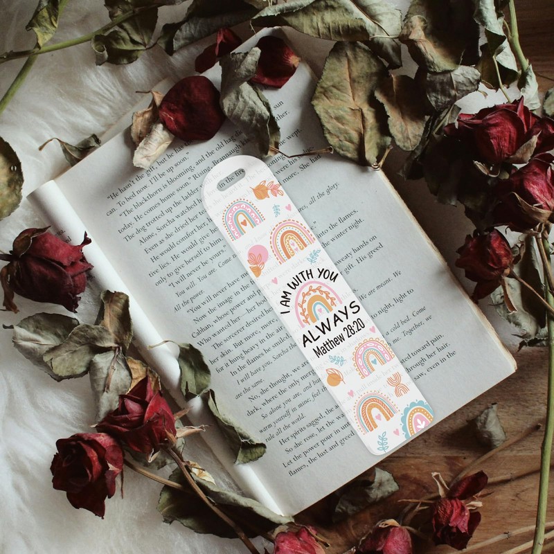 15Pcs Blank Acrylic Bookmark, Bible Verse Clear Acrylic Craft Bookmarks