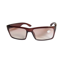 Bifocal Tinted Retro Bold 2017 Fashion Sun Readers Grey or Brown Lens TN53 (Brown, 2.0)