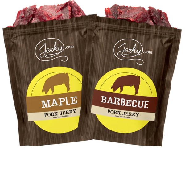 Jerky.com's Pork Jerky Sampler - TESTER 2 PACK - Maple