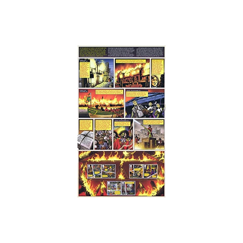 2016 The Great Fire of London Presentation Pack PP504 (printed