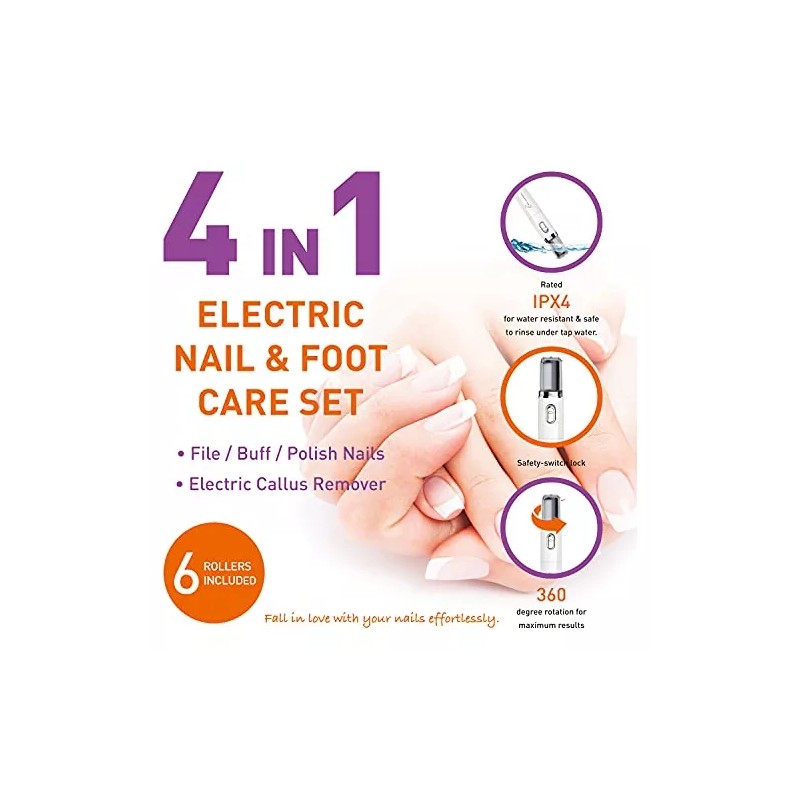 Own Harmony Kit Eléctrico De Pulidor Y Abrillantador De Uñas