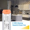 Led Driver 24V 60W, Universal 24v DC Transformer Dimmable Magnetic