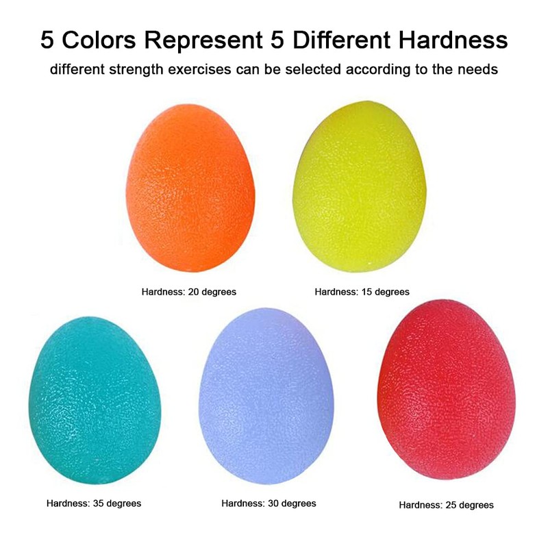 Hand Exercise Balls, Stress Relief Balls for Hand Therapy Multiple