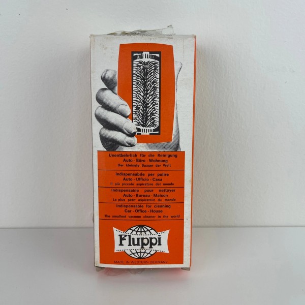 Fluppi 2 (TWO) Vintage Fluppi Red Brush Lint Brush Duster