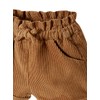Vertbaudet Girls Baby Corduroy Shorts Caramel 80, caramel