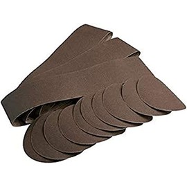 Scheppach Accessories Belt and Disc Sander BTS900 / BTS800 Set | 12 Piece Sanding Set - 9 x Sandpaper, 3 x Sanding Belt | Belt Sander