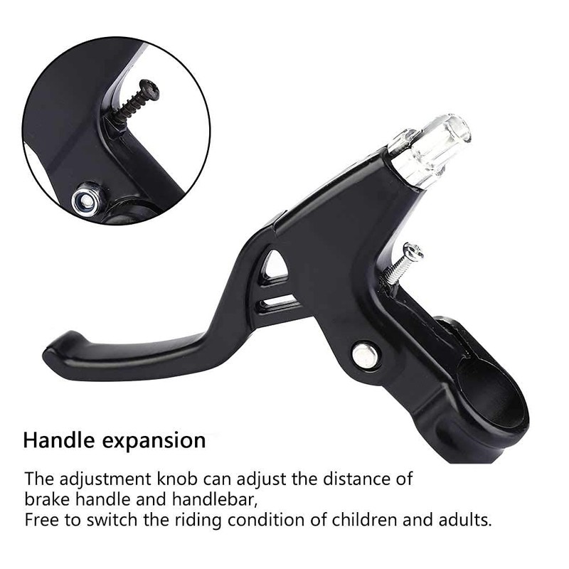 Tbest 1 Pair Bicycle Brake Levers, Aluminum Alloy Bicycle Brakes