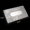 Bling Bling Sun Visor Car Tissue Box with Crystal Diamond