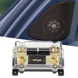 X AUTOHAUX Car Audio 250 Amp Inline ANL Fuse Holder without LED Display Digital