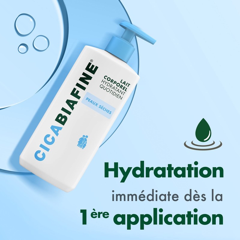 Cicabiafine Feuchtigkeitsspendende Körpermilch für trockene Haut, 400 ml