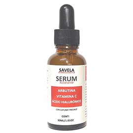 Serum Arbutina, Vitamina C y cido hialurnico, Aclarante y unificador del tono de piel. Con Gayuba y Regaliz                                           