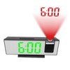 Projection Digital Alarm Clock USB Charging Automatic Dimming LED Mirror