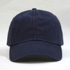 Vintage Washed Cotton Adjustable Dad Hat Baseball Cap (Navy)