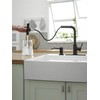Black Kitchen Faucets with Pull Down Sprayer,Waterfall Kitchen Sink Faucet