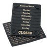 Beaumont DL226 Door Sign - Open/Closed Business Shop Window 207X162X7mm,