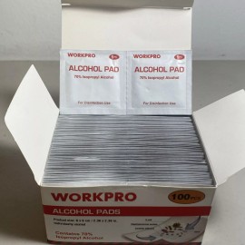 WORKPRO Alcohol Prep Pads Package Of 100Part 124503 Lot Of 2