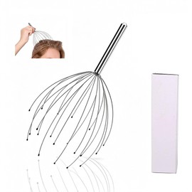 HUIKKJP Scalp Massage, Promotes Blood Circulation, Reduces Fatigue, 20 Fingers, Hand Hel, Scalp Brush, Head Spa Wire, Stress Relief, Trigger Point Stimulation, Scalp Stimulation, Portable