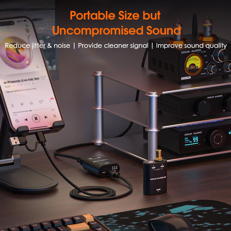 DoukAudio USB to SPDIF Converter: DDC Reclocker | Digital Interface