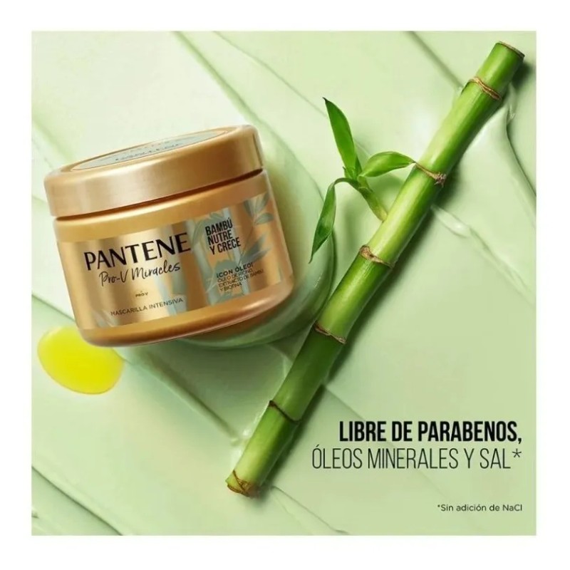 Mascarilla para Cabello Pantene Pro-V Miracle Bambú Nutre y Crece