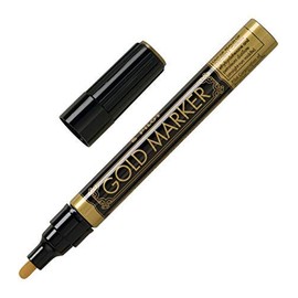 Pilot Gold Metallic Permanent Paint Markers, Medium Point, 3-PACK(41700)