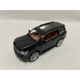 Unbranded TOYOTA LAND CRUISER GT Model car Black 1:24 SUV - Black