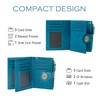 Tipmile Small Wallets Woman Leather Bifold RFID Blocking Card Holder