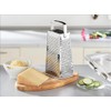 Leifheit Comfortline Four Sided Box Grater Steel Plastic White