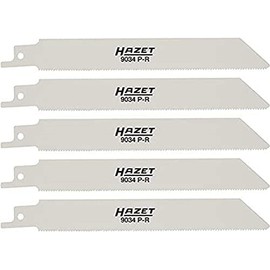 Hazet Reciprok Saw Blades (5 Pieces, Bevelled Scalloped Teeth for Hazet 9034 P-2) 9034 P-R/5