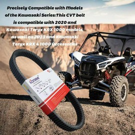 KARSEE 59011-0047 CVT Drive Belt Compatible with Kawasaki Teryx KRX/KRX4 1000 2020-2024