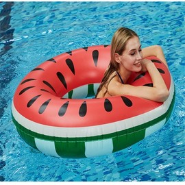 Watermelon Inflatable Swim Ring for Outdoor Water Activities balllf577 90cm 5ea