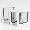Extra Large Cat Door for Indoor and Outdoor Doors, Lockable