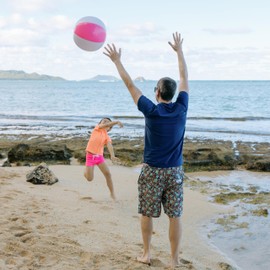 SwimZip Shorties - Pantalones cortos de natación UPF 50+ - Bebé, niños pequeños y niños - Niños o niñas, Rosa neón, 6-12 Meses
