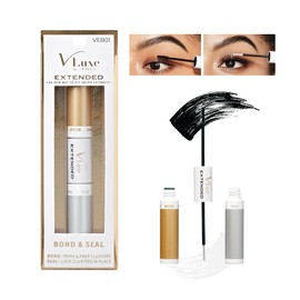 i•Envy DIY Eyelash Extension Bond & Seal Infused with Biotin & Vitamin E - Strong Gentle Comfortable Lash Adhesive for All Day Wear for Use with V-Luxe Extended Lash
