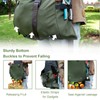 Cover Geny Gardening Apron Waterproof Cross Back Apron, 600D Heavy