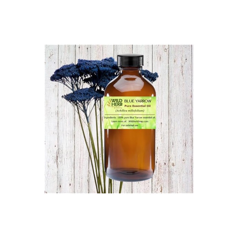 Wild Herb Blue Yarrow Pure Essential Oil (.5 OZ)