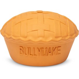 BULLYMAKE – Pie Rubber Chew Toy for Dogs – Rubber Toy for Dogs – Made in USA – Treat Stuffing Toy
