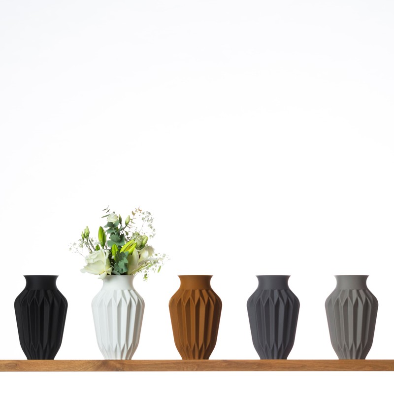 3D Vase Decorative Vase Agda 22.5 cm for Cut /